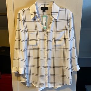 Fortune + ivy button down blouse size m